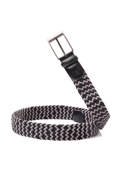 Pierre Cardin Multi Renk Örgü Erkek Kemer En 3,5 Cm Pc-1745 Siyah - Arduvaz