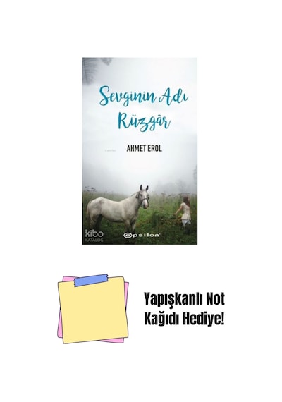 Sevginin Adı Rüzgar + Yapışkanlı Not Kağıdı