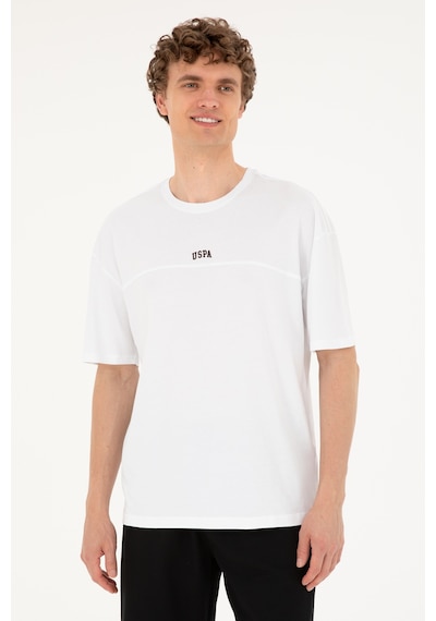 U.S. Polo Assn. Erkek Comfort Fit Bisiklet Yaka Beyaz Tişört 50287083-VR013 U.S. Polo Assn. Erkek Comfort Fit Bisiklet Yaka Beyaz Tişört 50287083-VR013