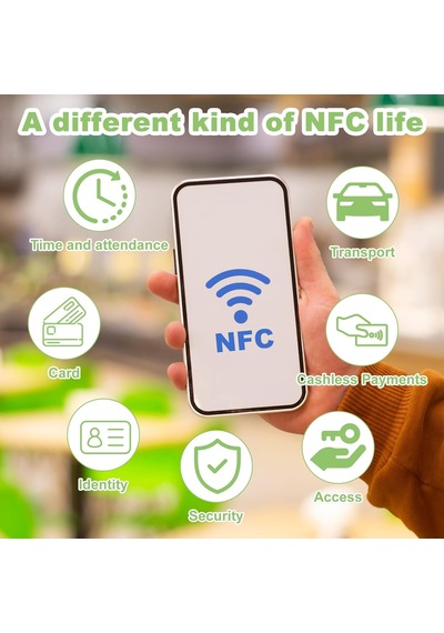 50 Adet Nfc Etiket Çıkartması, Yuvarlak Nfc Etiket Ntag215 Programlanabilir 504 Bytes Bellek Ntag215 Etiketler Tagmo Amiibo İle Uyumlu, Kolay Sabitleme İçin Yapışkan Arka Yüzlü