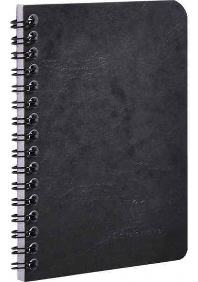 Clairefontaine Age Bag Wirebound A6 Kareli Defter Siyah 785921c