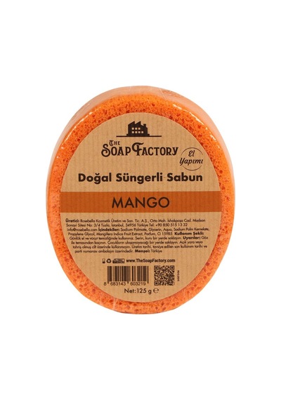 Doğal Süngerli Mango Sabunu 125 G - Lüks - Tüm Cilt Tipleri İçin Diğer