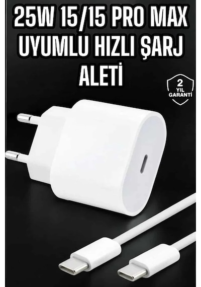 Güç Adaptörü Ve Kablosu Şarj Aleti 15/15 Pro Max Uyumlu Hızlı Şarj 40791714
