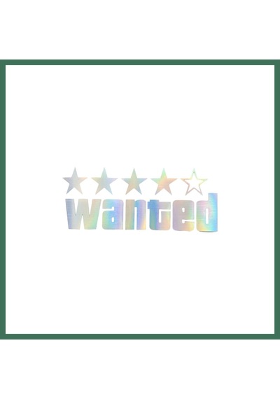 En-cag Wanted Yazılı Hologram Efektli Cam Stickeri 20x9cm Bss Standart