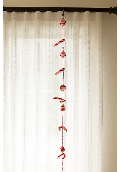 Waldern 150 Cm Şeker-top Süs Kırmızı