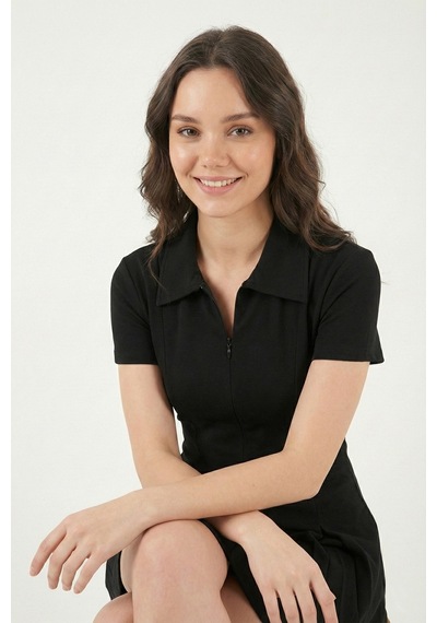 Lela Bayan Elbise 5866659 Siyah Siyah