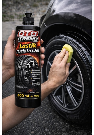 Oto Trend Lastik Parlatıcı Jel 400 Ml Uzun Süre Kalıcı Islak Görünüm Ve Derin Parlaklık