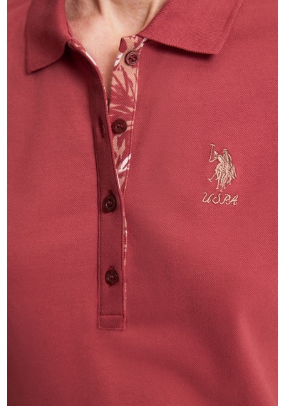 U.s. Polo Assn. Kadın Fuşya Tişört Basic 50326475-vr023 Fusya