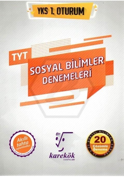 Karekök Yayınları Tyt Sosyal Bilimler Deneme Sınavı 20Li Çözümlü