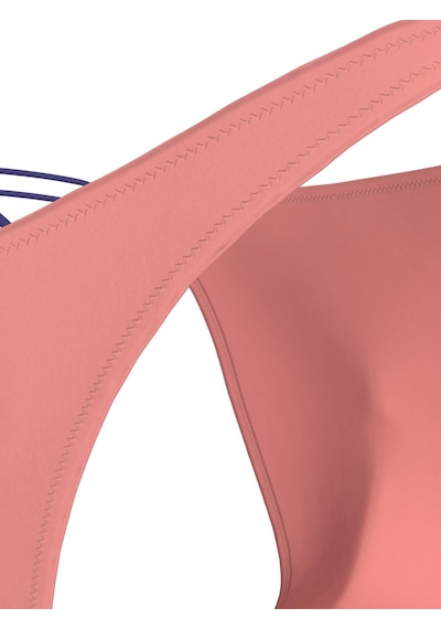 Calvin Klein Kadın Yandan Bağlamalı Logo Detaylı Pembe Bikini Altı-13581 Pembe
