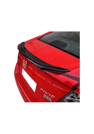 Autogp Honda Civic Fc5 Uyumlu Bagaj Üstü Spoiler Anatomik Hybrid Siyah 2016+