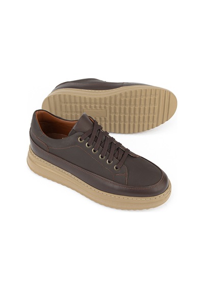 Ziya Erkek Hakiki Deri Günlük Sneaker 161983z4022 Kahve 161983z4022 300 40