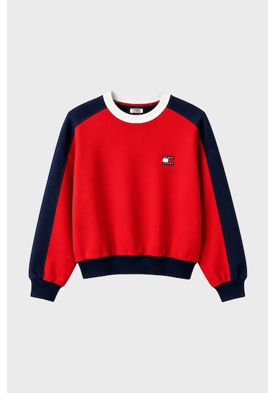 Tommy Jeans % 100 Pamuk Renk Bloklu Bisiklet Yaka Sweat Kadın Sweat Dw0dw22826 Xk9 Kırmızı Tommy Jeans % 100 Pamuk Renk Bloklu Bisiklet Yaka Sweat Kadın Sweat Dw0dw22826 Xk9 Kırmızı