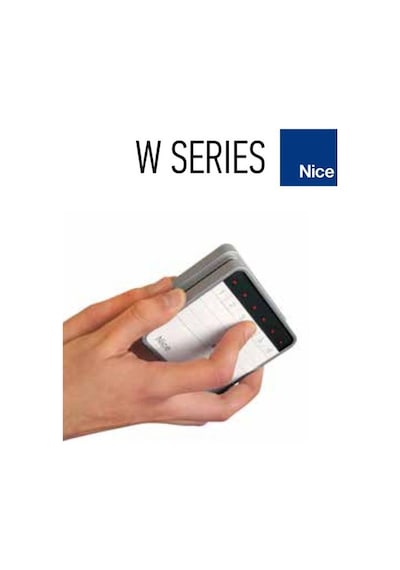 Nıce Way W Serisi Kumanda - 6 Kanal