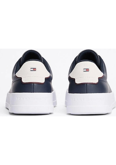 Tommy Hilfiger Tommy Jeans Erkek Lacivert Pebble Grain Court Sneaker Lacivert