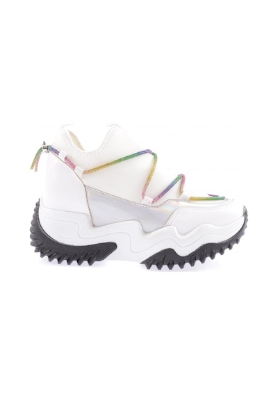 Dgn Z94 23y Kadin Mega Kalin Taban Simli İp Detayli Sneakers Ayakkabi Z94-1720-R0198 Beyaz Dgn Z94 23y Kadin Mega Kalin Taban Simli İp Detayli Sneakers Ayakkabi Z94-1720-R0198 Beyaz