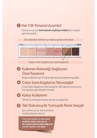 Peripera All Take Mood Palette 005 No Acorn Passes By Autumn