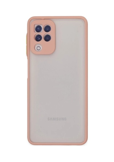 Samsung Uyumlu Galaxy A22 Uyumlu Kılıf Montreal Silikon Kapak - Pembe