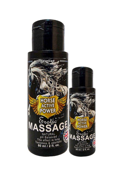 Horse Active Power Erottic Massage Oil 2 x 60 ML