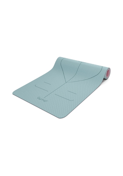 Gymo Pro Series Hizalamalı 6mm Tpe Yoga Matı Pilates Minderi 183x66mm Nane Yeşili Mint