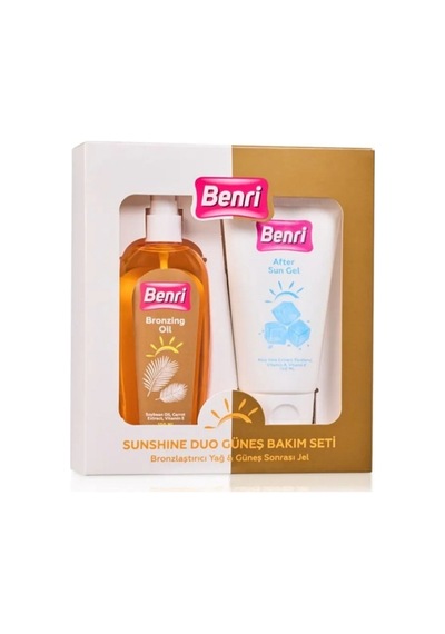 Bronzlastirici Yağ 150 Ml + Güneş Sonrası Jel 150 Ml.