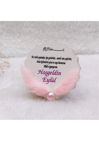 Kuru Çiçekli Ahşap Buzdolabı  Kız Bebek Magnet(30 Adet)