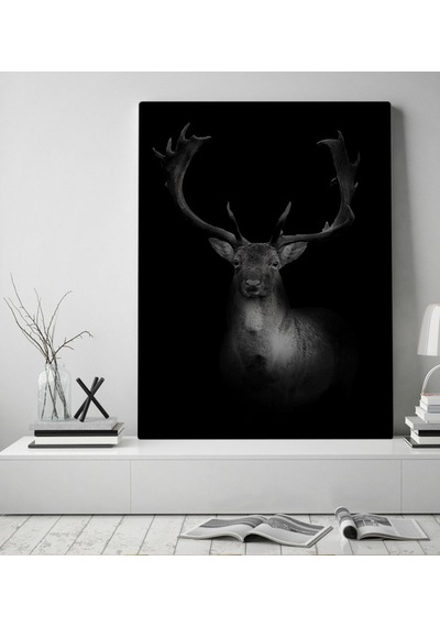 Bk Home Geyik Tasarımlı Kanvas Tablo 50X70Cm-1 (496789391)
