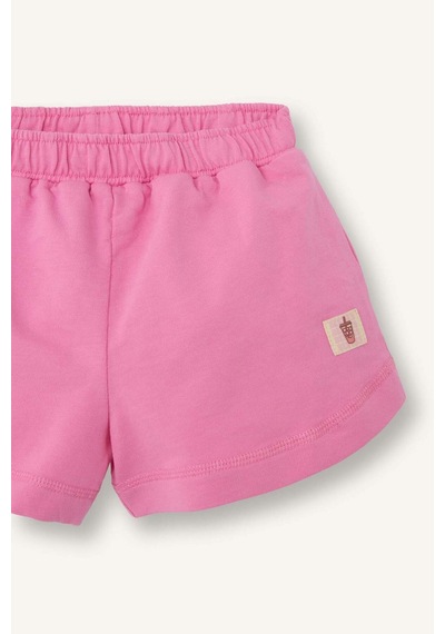 Defacto İnce Sweatshirt Kumaşı Şort Kız Bebek H4866a526smpn179 Pembe-pn179