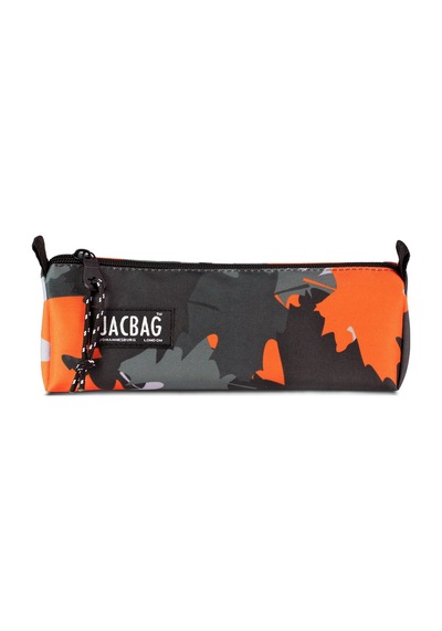 Jacbag Prıme Pencil Case-üçgen Tip Kalemkutu Prime-turuncu Camoflora renkli