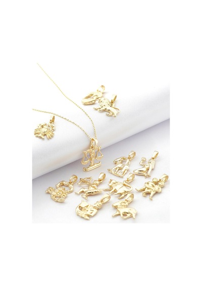 Burç Altın Kolyeler / 14 Ayar Sarı