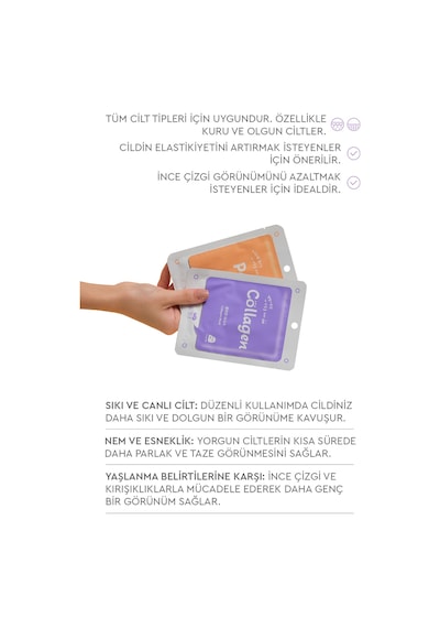 On Collagen Mask Kolajen Özlü Yüz Maskesi 10'lu