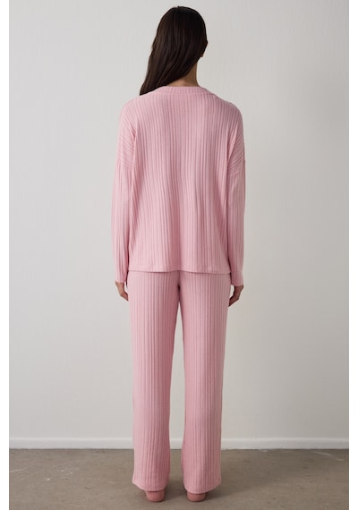 Penti Pembe Cozy Pink Pantolon Termal Etkili Pijama Takımı