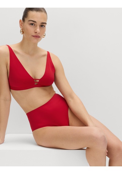 Marks & Spencer Yüksek Bel Bikini Altı T52001178W Kırmızı