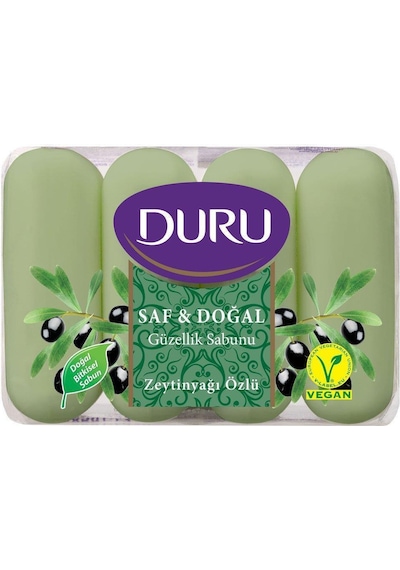 Duru Saf & Doğal Zeytinyağı Özlü Güzellik Sabunu 4 x 70 G