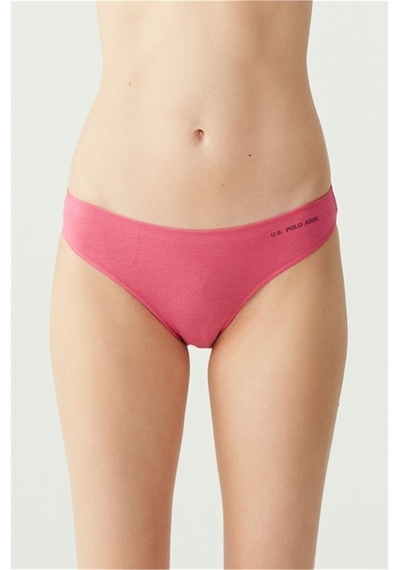 U.S. Polo Assn. U.s Polo Assn. 67006 Kadın 5 Li Kıl Lastiklı Slip-siyah&ten&beyaz&fuşya&lacivert mix color