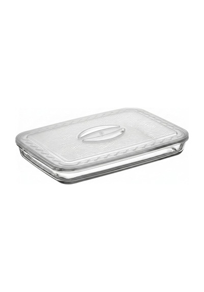 Borcam Uyumlu Plastik Kapak 40x27 Cm Dikdörtgen Borcam Kapağı - Fırın Kabı Saklama Kapağı, Bpa İçermez Sadece Kapak Diğer