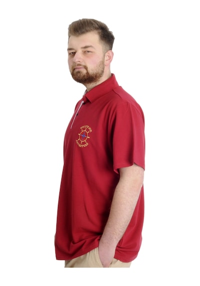 Mode Xl Büyük Beden Erkek T-Shirt Polo Adventure 23323 Bordo 001 Mode Xl Büyük Beden Erkek T-Shirt Polo Adventure 23323 Bordo 001