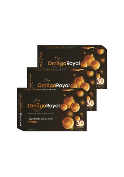 Omega Royal Havyar Balık Yağı 3 x 30 Kapsül