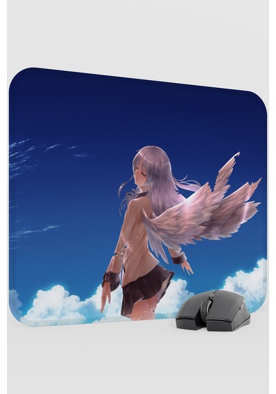 Angel Beat S Anime V2 - 48x40 Xl Gaming Kauçuk Kaymaz Taban Mouse Pad Fare Altlığı