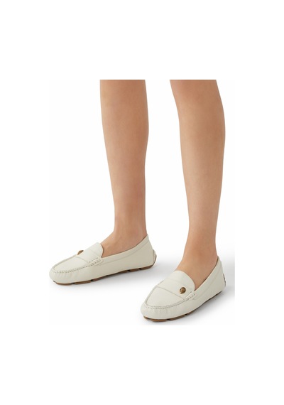 Kurt Geiger Eagle Driver Kadın Loafer Ayakkabı - Beyaz