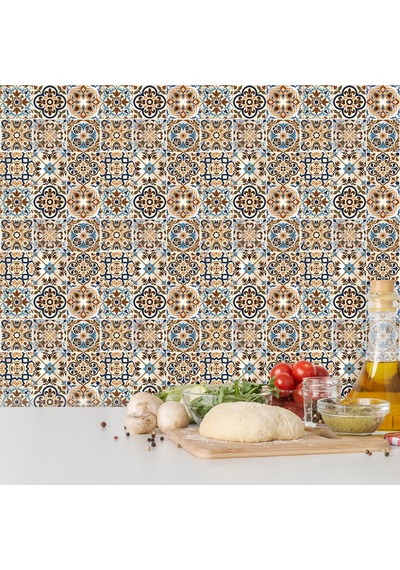Kendinden Yapışkanlı Fayans Kaplama Pvc Karo Fas 019 Desen 60x120 Cm 7 Adet 5 M2