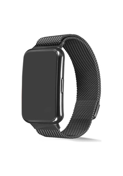 Huawei Watch Fit Uyumlu Krd-01 Metal Ogaa Kordon-gri