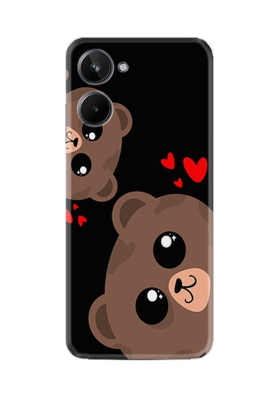 Realme 10 Kılıf Silikon Desen Özel Seri Love Animals 1780
