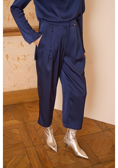 Senna Crıstalle Pants Lacivert Lacivert
