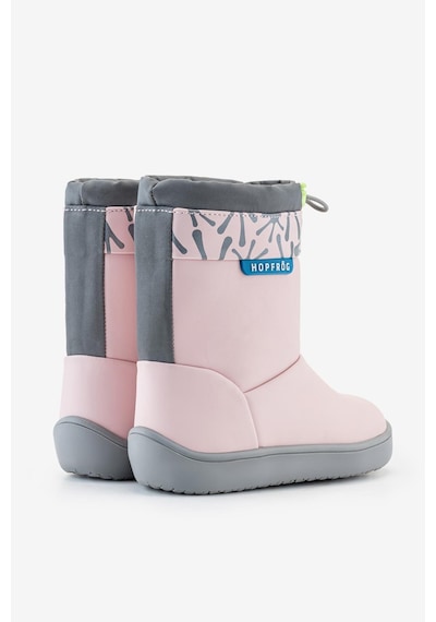 Hopfrög Rain Boots Süper Mat Pembe Suya Ve Soğuğa Dayanıklı Barefoot Çocuk Botu Pembe
