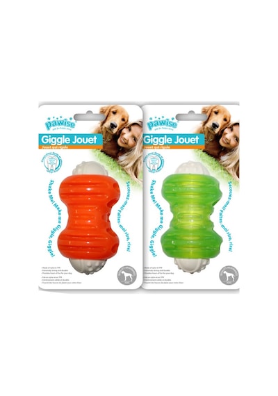 Pawise - 948 - Giggle Jouet Sesli Kauçuk Kemik Köpek Oyuncağı - Edntrend - 12 Cm