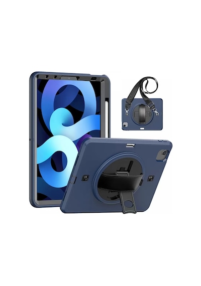 Newface Apple İpad Pro 11 2020 Kılıf Strap-c Otterbox Tablet Kapak - Lacivert Tablet Kılıfı