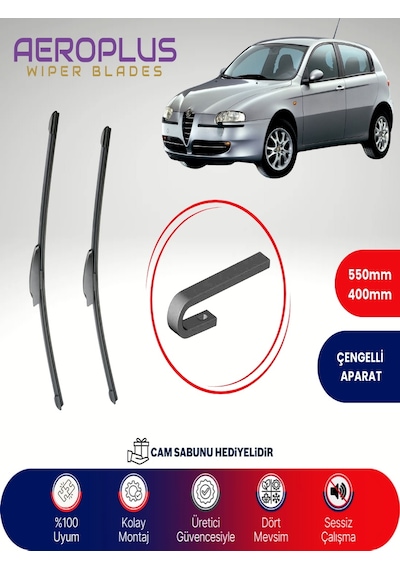 Aeroplus Alfa Romeo 147 Muz Silecek Takımı 2000-2005