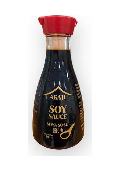 Soya Sosu 150ml, Masa Üstü Soya Sosu, Pratik Kapaklı Soya Sosu, Kolay Kullanım Şişesi