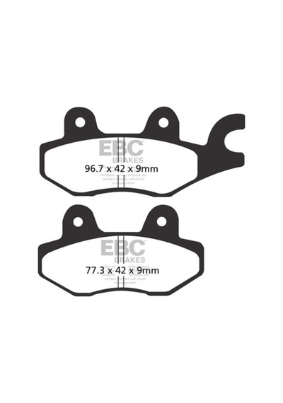 Ebc Sfac197 Honda Cbf250 04/07, Bajaj Avenger 150/200,kymco Agılıty125 Fren Balatas